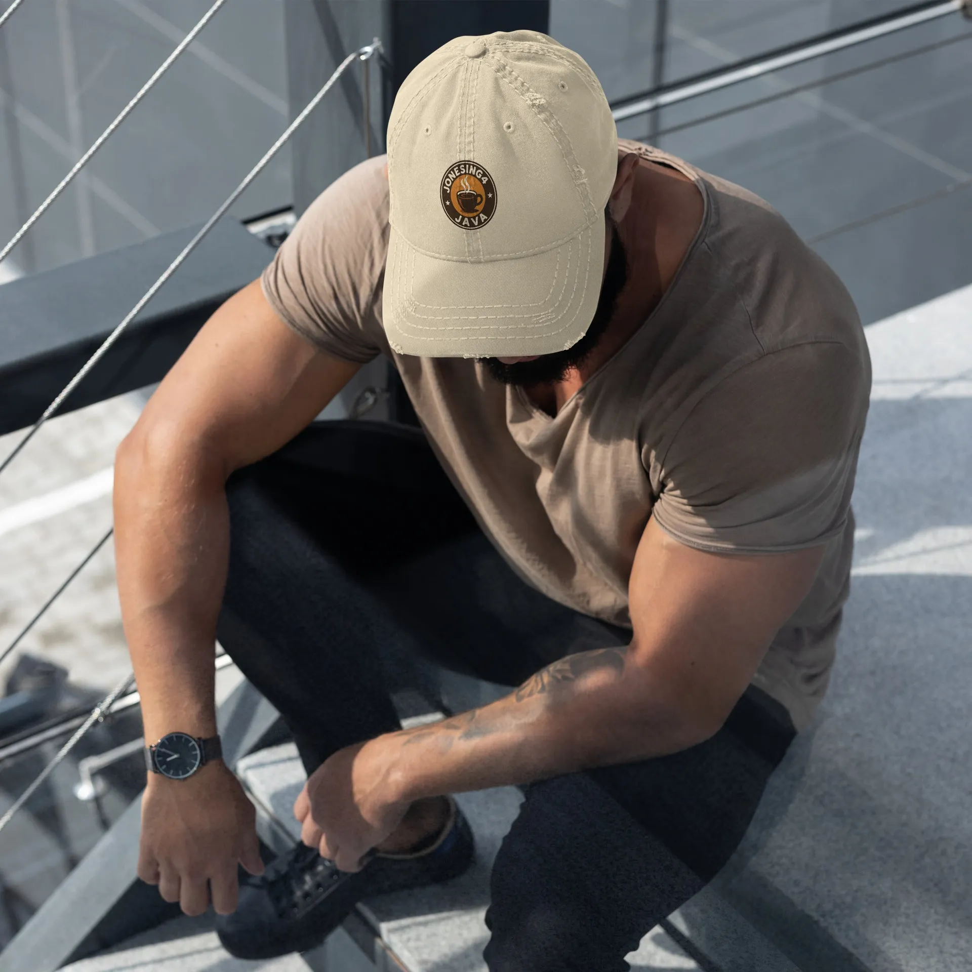 Distressed Dad Hat