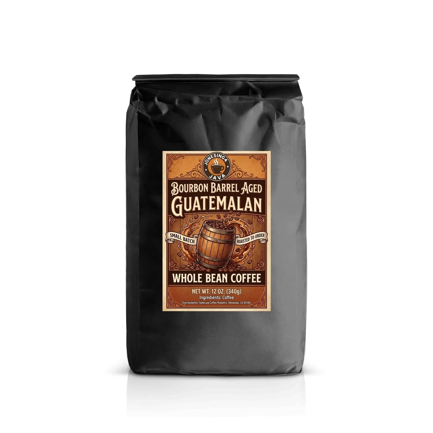 Jonesing4 Java Bourbon Barrel Aged coffee